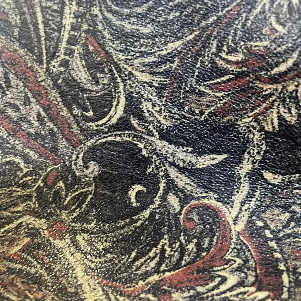 Patricia Nash Paris black shoulder bag w/ paisley design